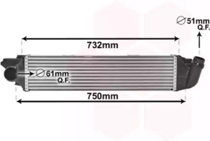 VAN WEZEL 37004622 -  Интеркулер